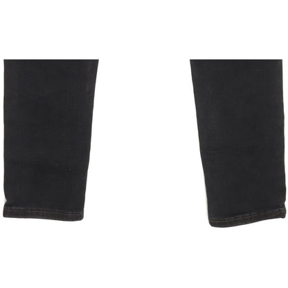 Levi's 710 Super Women Black Skinny Slim Stretch Jeans W25 L30