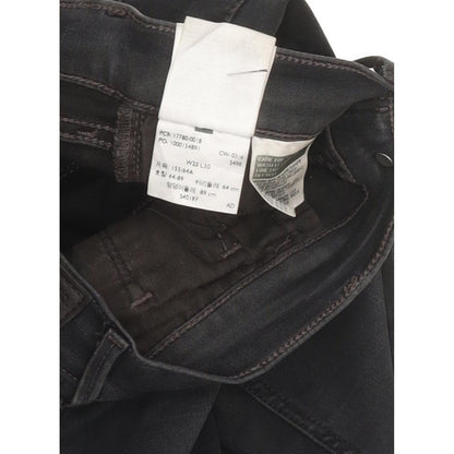Levi's 710 Super Women Black Skinny Slim Stretch Jeans W25 L30