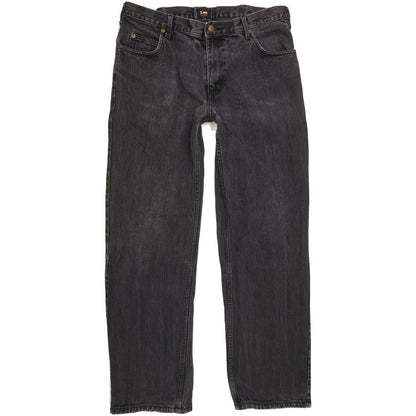 Lee Brooklyn Men Black Straight Regular Jeans W37 L31