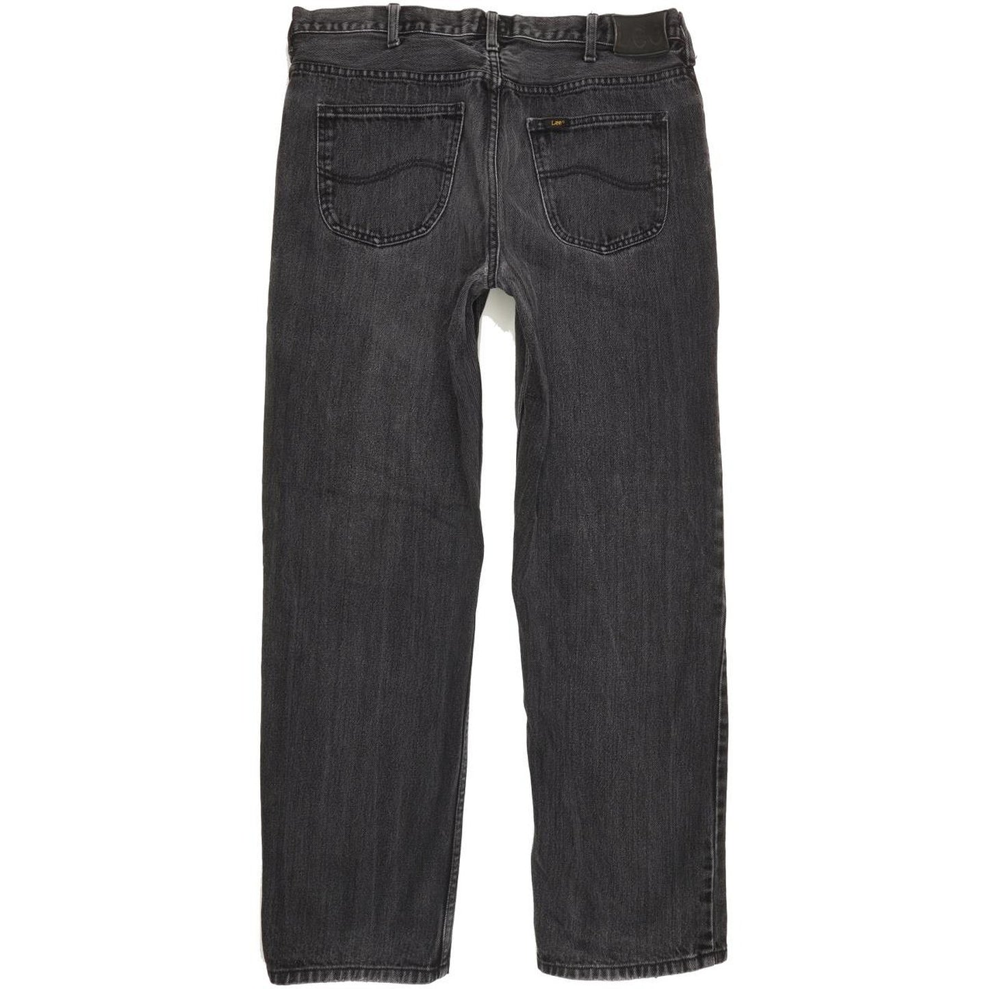 Lee Brooklyn Men Black Straight Regular Jeans W37 L31