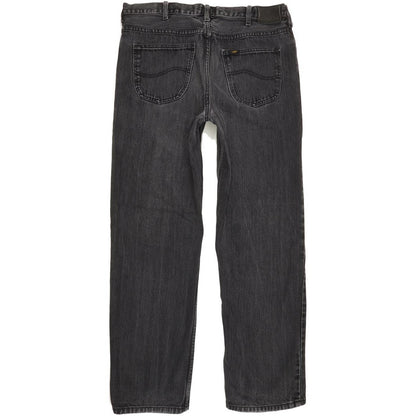 Lee Brooklyn Men Black Straight Regular Jeans W37 L31