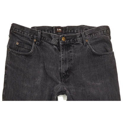 Lee Brooklyn Men Black Straight Regular Jeans W37 L31