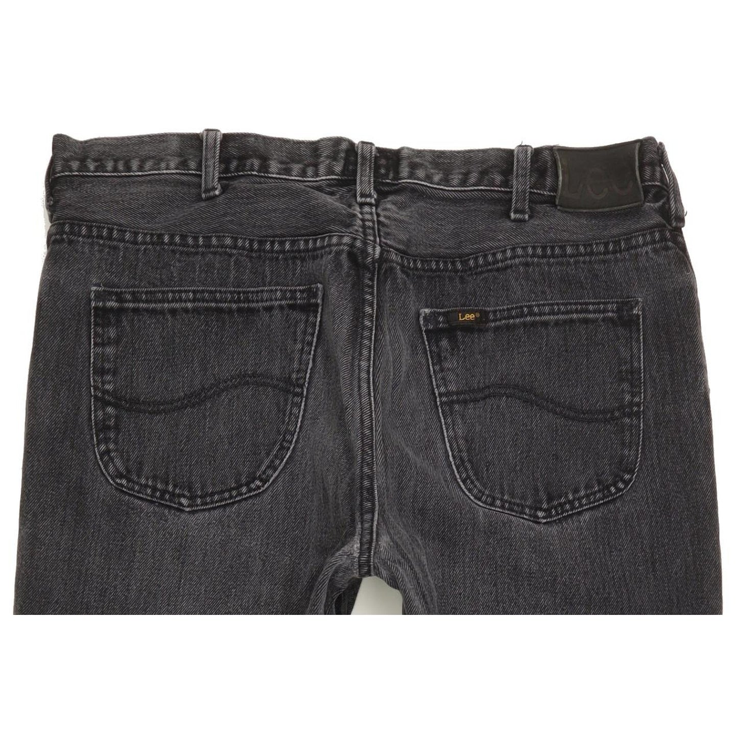 Lee Brooklyn Men Black Straight Regular Jeans W37 L31