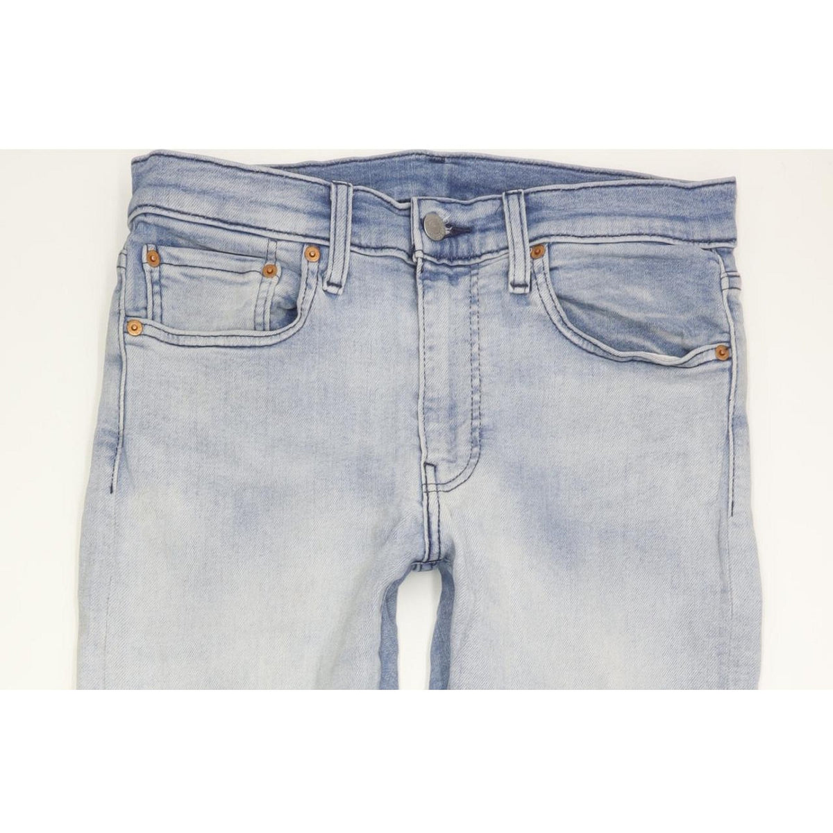 Levi's Women Blue Tapered Slim Stretch Jeans W33 L32