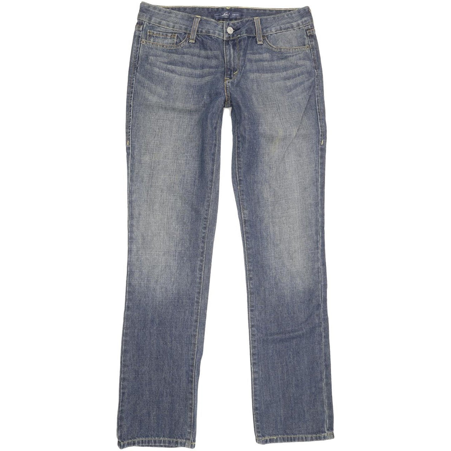 Levi's 552 Women Blue Straight Slim Jeans W30 L32
