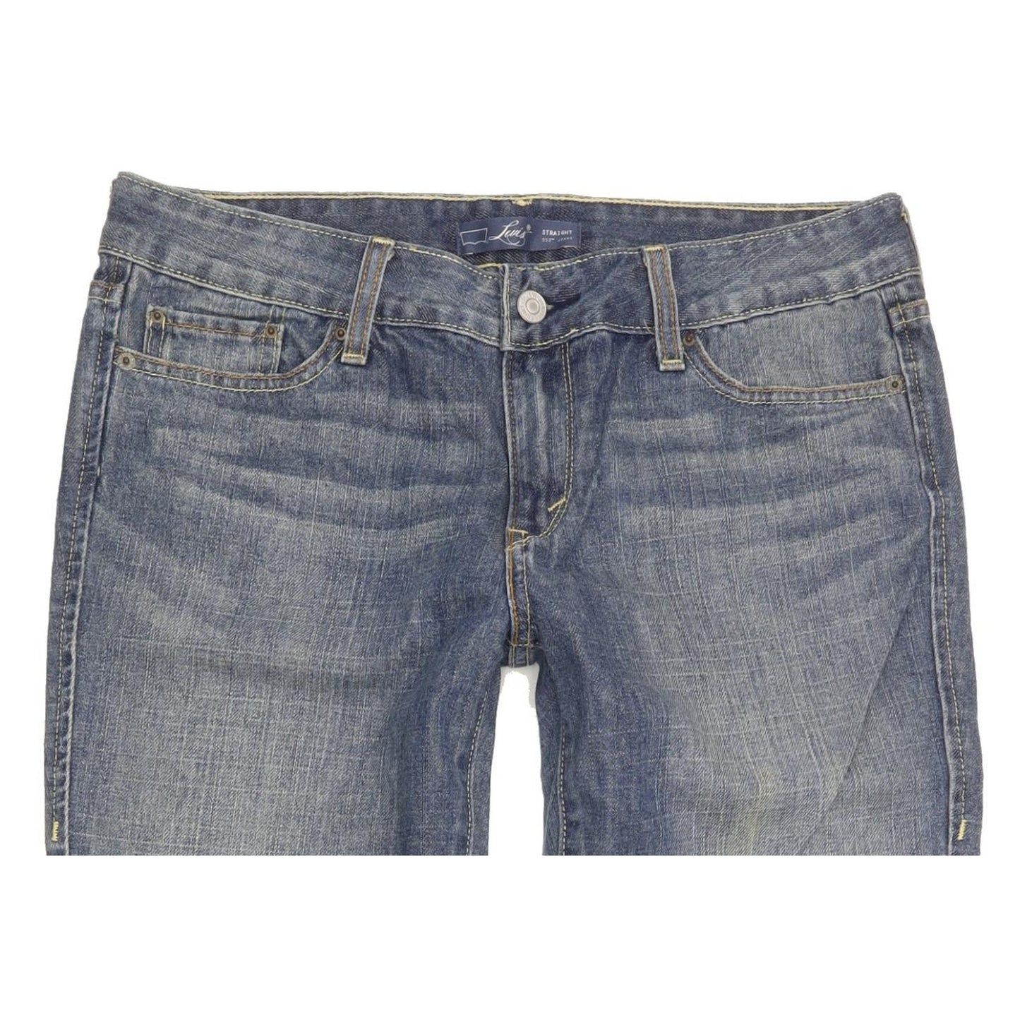 Levi's 552 Women Blue Straight Slim Jeans W30 L32