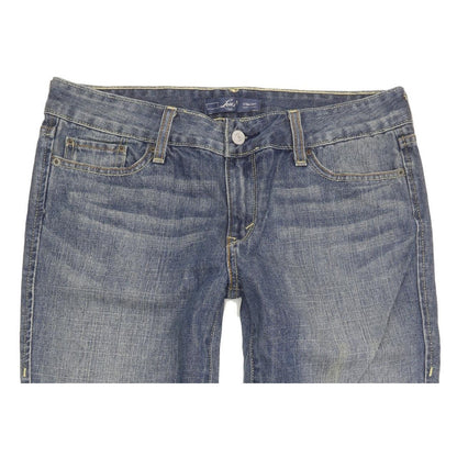 Levi's 552 Women Blue Straight Slim Jeans W30 L32