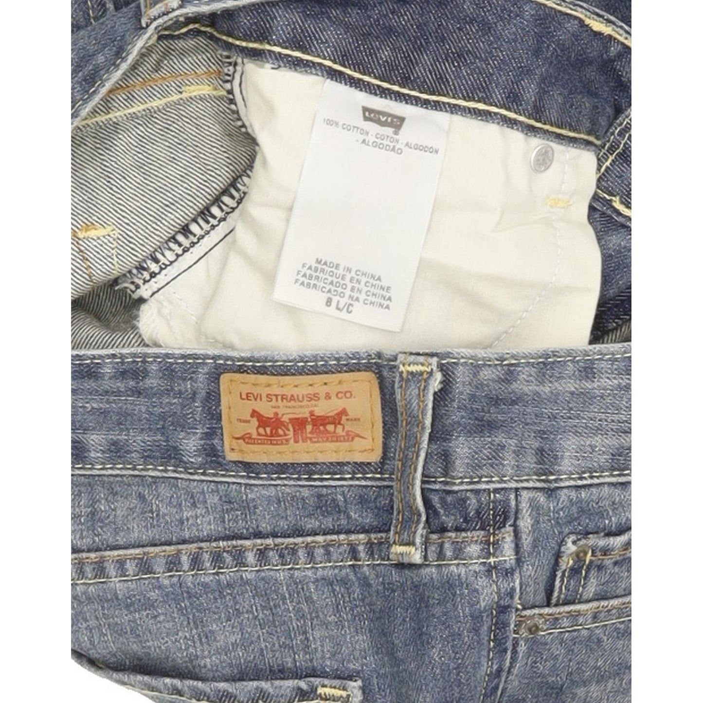 Levi's 552 Women Blue Straight Slim Jeans W30 L32