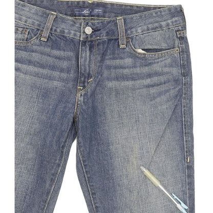Levi's 552 Women Blue Straight Slim Jeans W30 L32