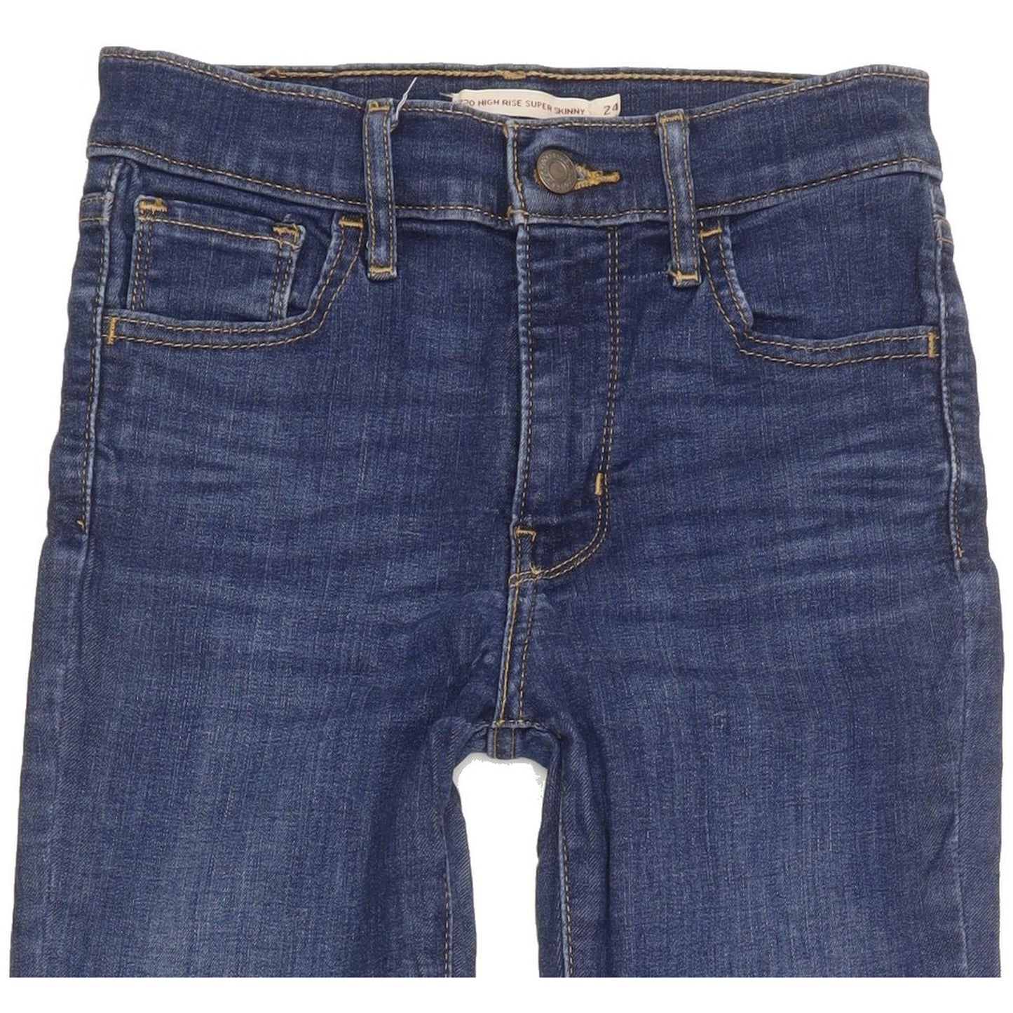 Levi's 720 Women Blue Skinny Slim Stretch Jeans W24 L29