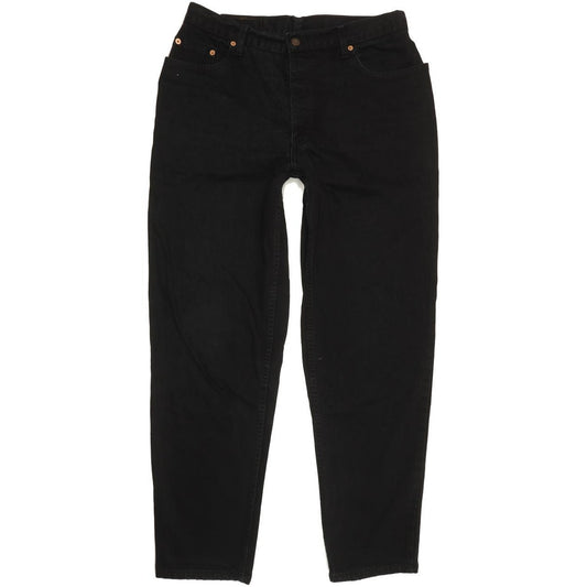 Levi's 726 Men Black Tapered Relaxed Jeans W35 L31