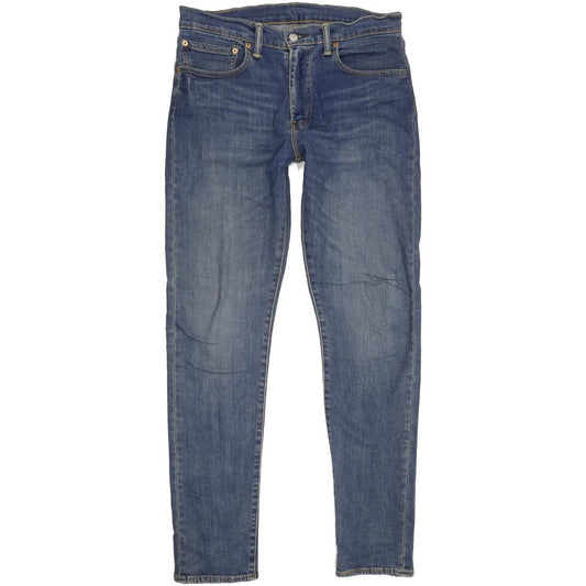 Levi's 512 Men Blue Tapered Slim Stretch Jeans W34 L33