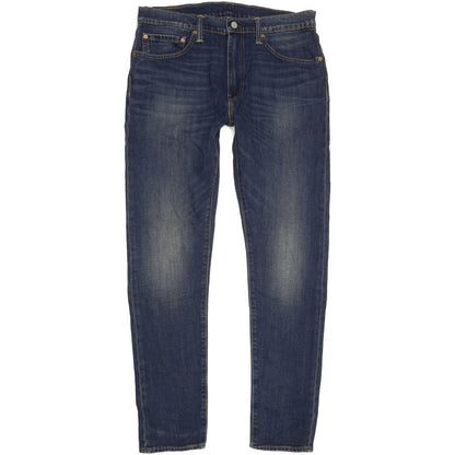 Levi's 512 Men Blue Tapered Slim Stretch Jeans W34 L33