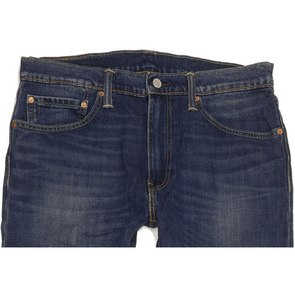 Levi's 512 Men Blue Tapered Slim Stretch Jeans W34 L33