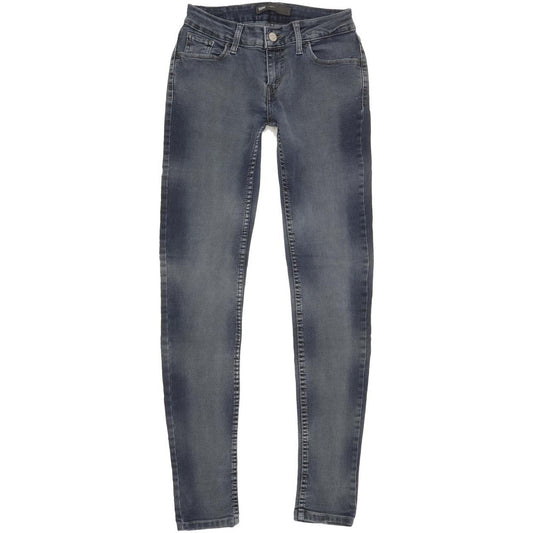 Levi's Legging Women Blue Skinny Slim Stretch Jeans W28 L30