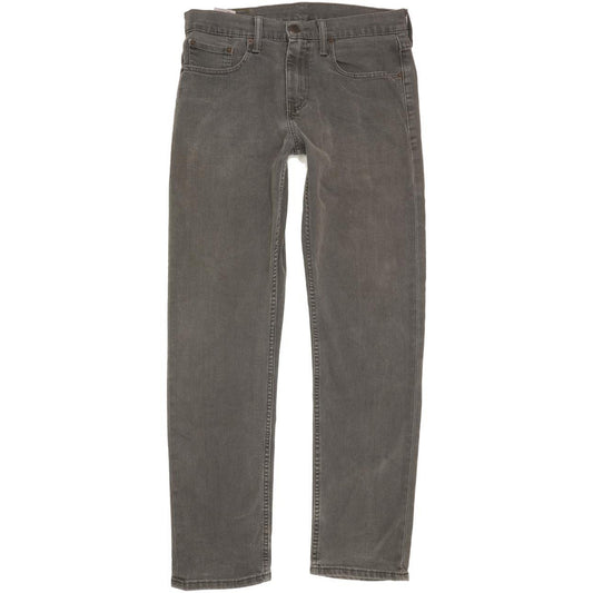 Levi's 502 Men Grey Tapered Regular Stretch Jeans W30 L31