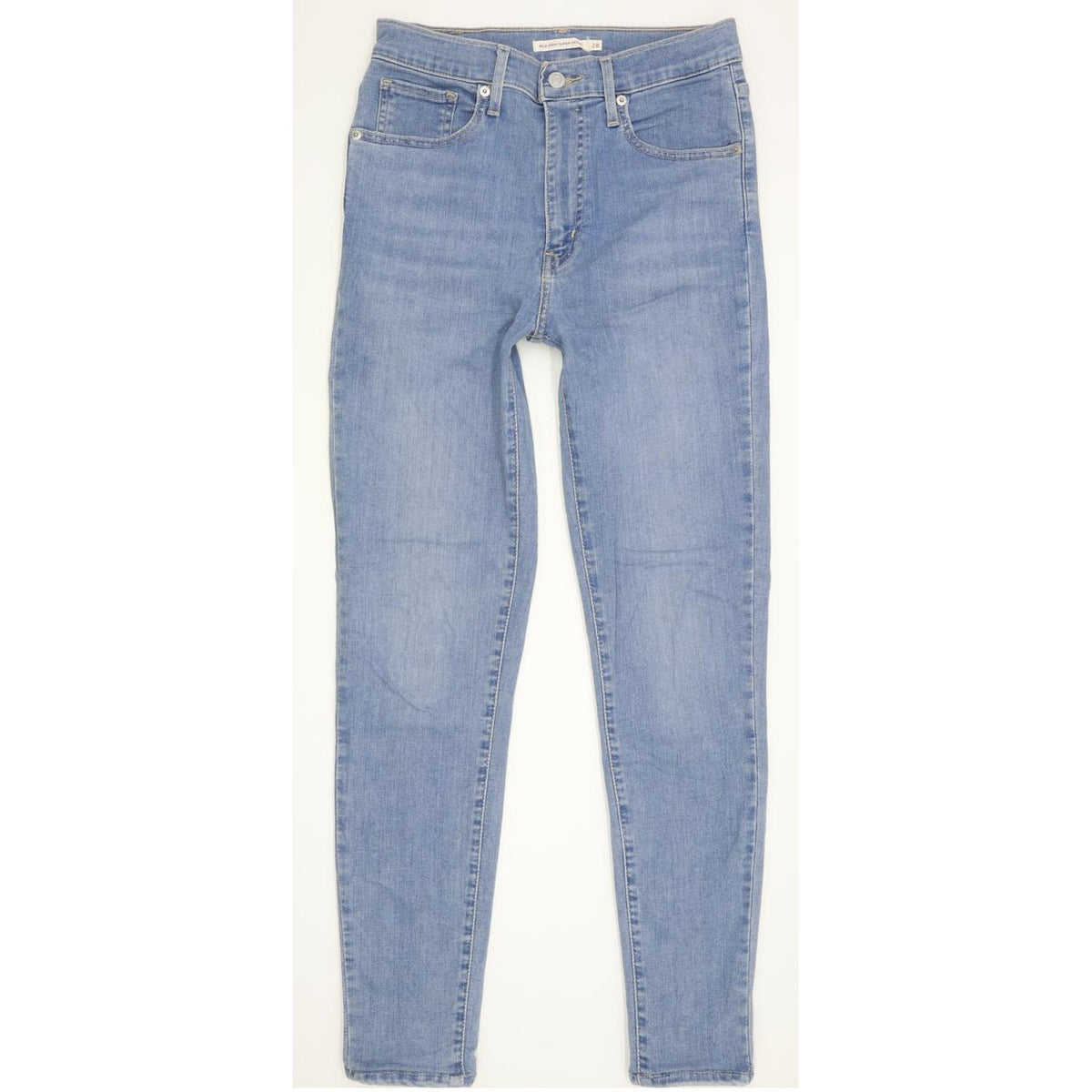 Levi's Mile Blue Skinny Slim Stretch Jeans High Waisted W28 L29