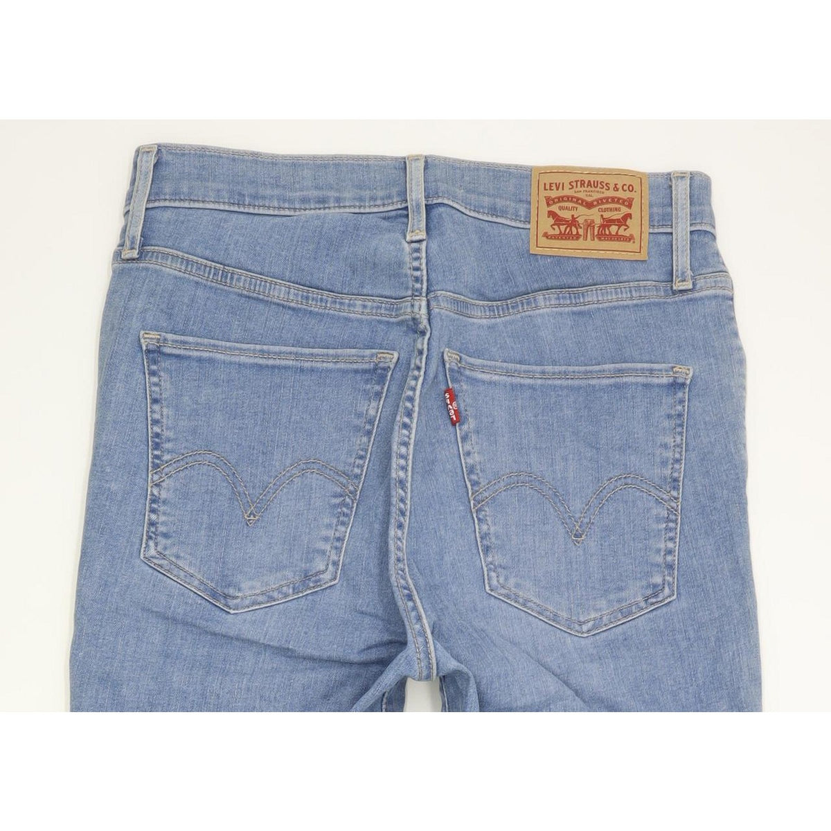 Levi's Mile Blue Skinny Slim Stretch Jeans High Waisted W28 L29