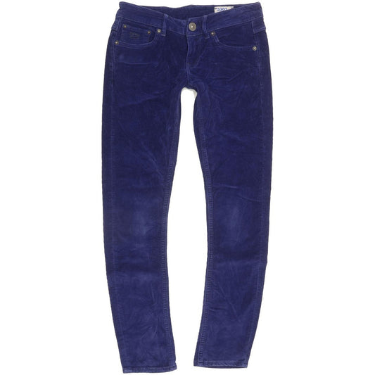 G-Star Women Blue Skinny Slim Stretch Trousers W26 L28