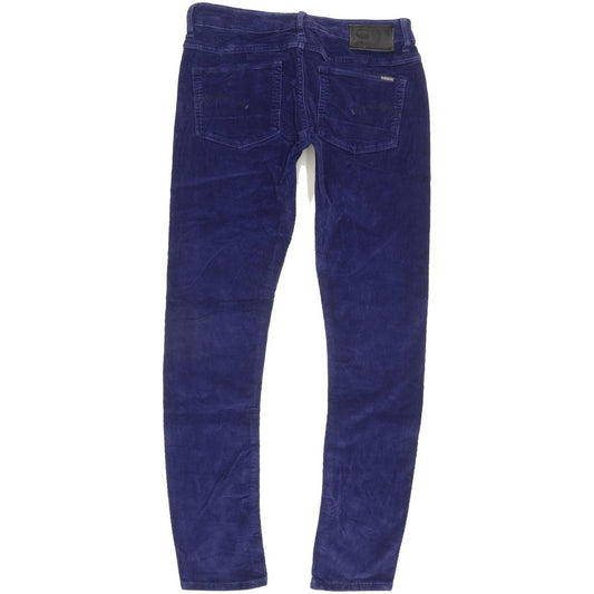 G-Star Women Blue Skinny Slim Stretch Trousers W26 L28