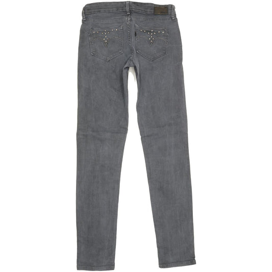 Levi's Demi Curve Women Grey Skinny Slim Stretch Jeans W26 L31