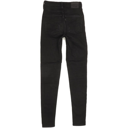 Levi's Mile Women Black Skinny Slim Stretch Jeans W26 L30