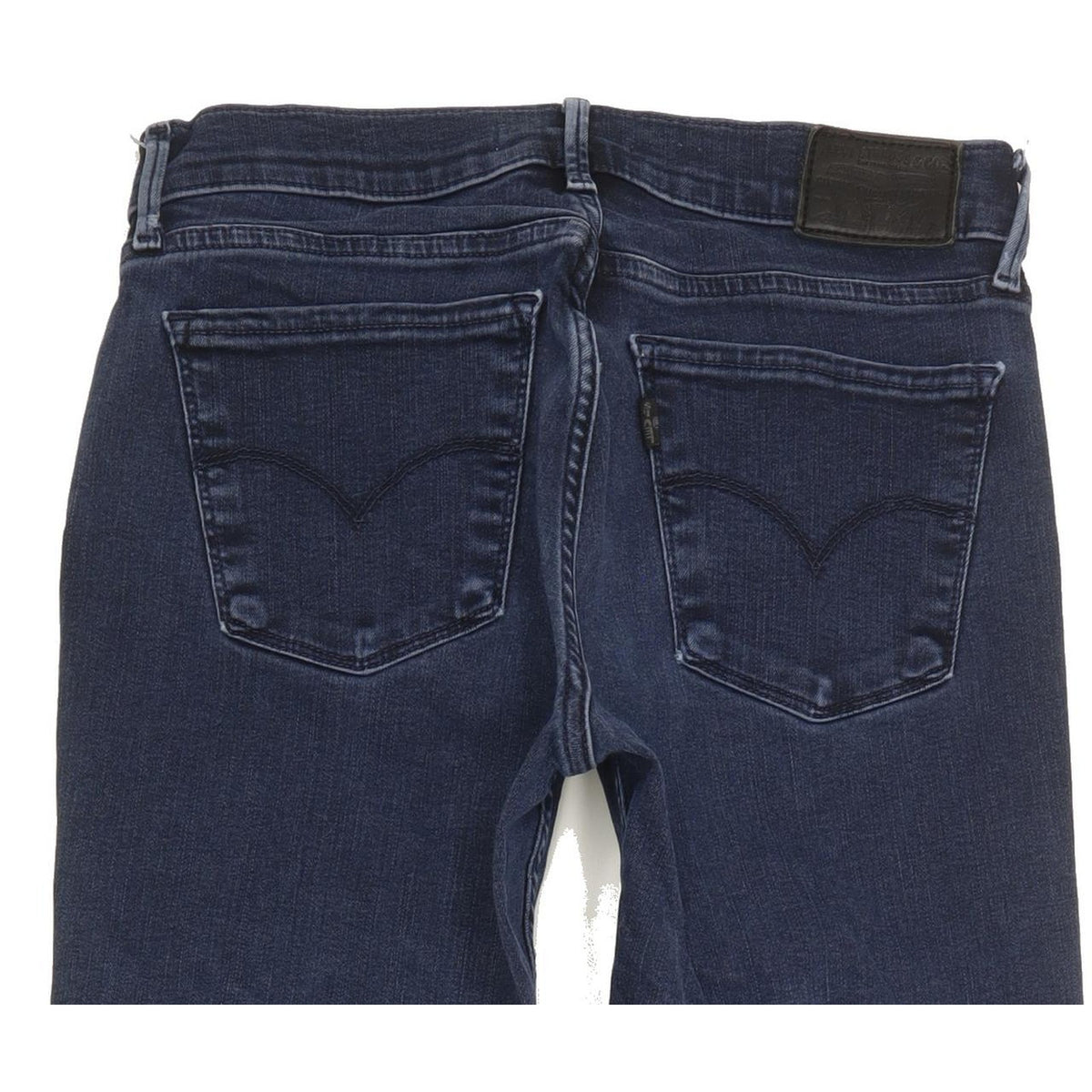 Levi's 710 Super Women Blue Skinny Slim Stretch Jeans W28 L34