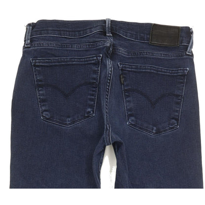 Levi's 710 Super Women Blue Skinny Slim Stretch Jeans W28 L34
