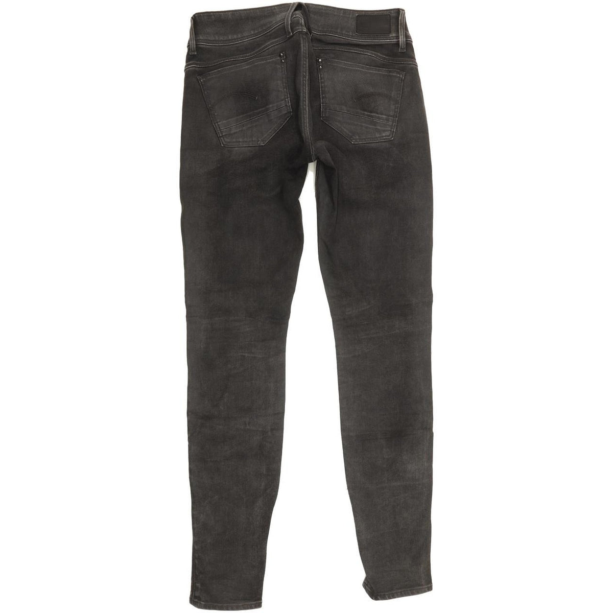 G-Star Lynn Mid Women Charcoal Skinny Slim Stretch Jeans W28 L30