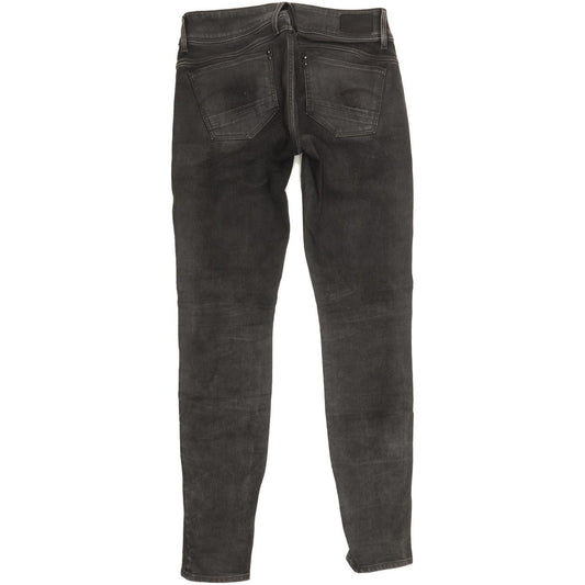 G-Star Lynn Mid Women Charcoal Skinny Slim Stretch Jeans W28 L30