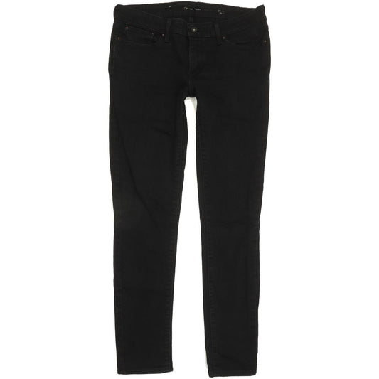 Levi's Slight Curve Women Black Skinny Slim Stretch Jeans W29 L30