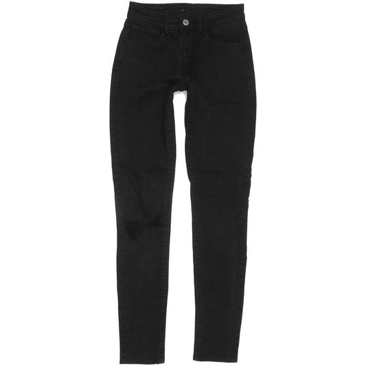 Levi's Women Black Skinny Slim Stretch Jeans W24 L30