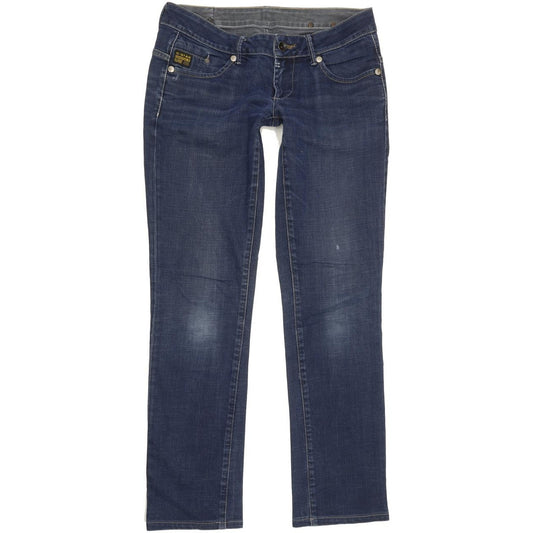 G-Star Midge Women Blue Straight Slim Stretch Jeans W31 L32