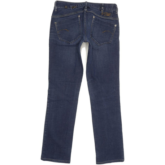 G-Star Midge Women Blue Straight Slim Stretch Jeans W31 L32