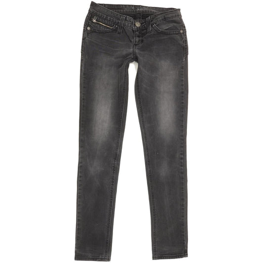 G-Star Demi Curve Women Grey Skinny Slim Jeans W26 L30