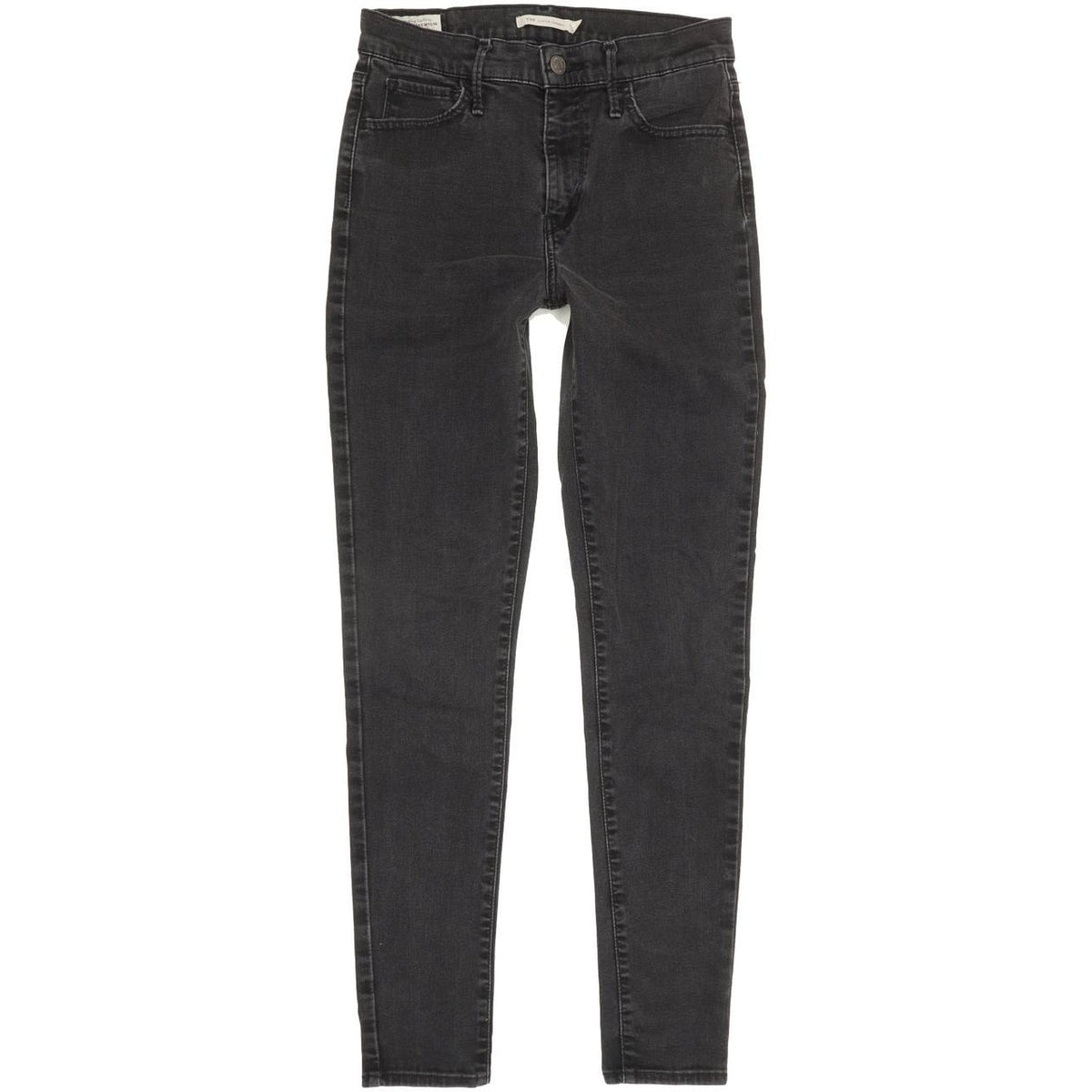 Levi's 720 Super Women Black Skinny Slim Stretch Jeans W28 L29