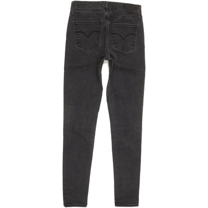 Levi's 720 Super Women Black Skinny Slim Stretch Jeans W28 L29
