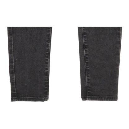 Levi's 720 Super Women Black Skinny Slim Stretch Jeans W28 L29