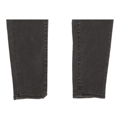 Levi's 710 Super Women Black Skinny Slim Stretch Jeans W30 L32