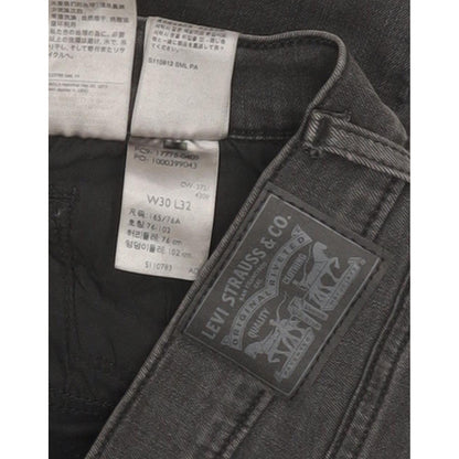 Levi's 710 Super Women Black Skinny Slim Stretch Jeans W30 L32