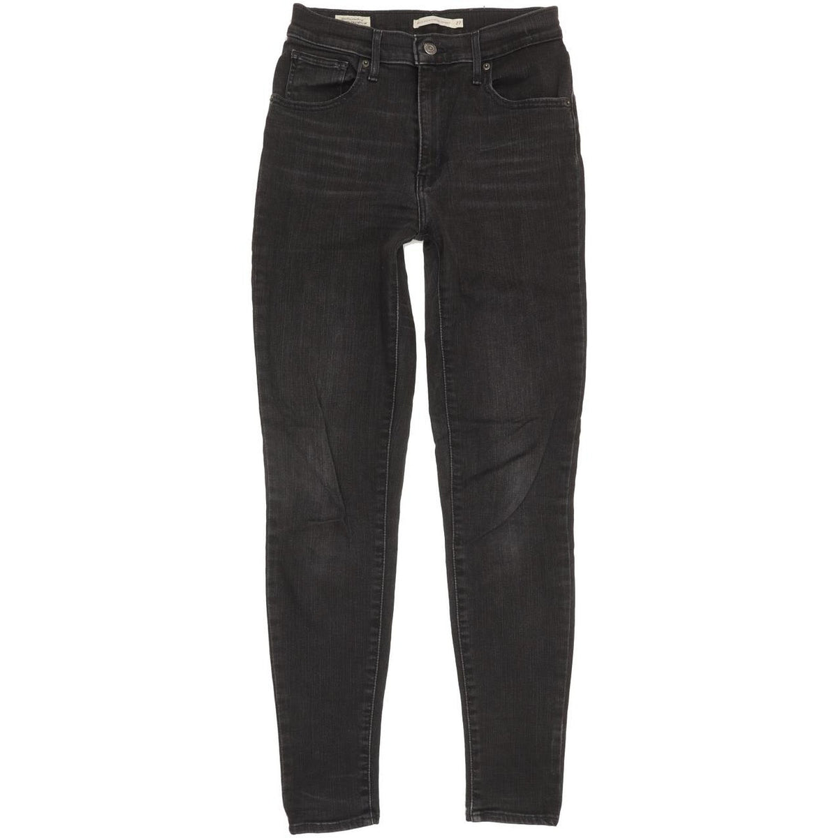 Levi's Mile Charcoal Skinny Slim Stretch Jeans High Waisted W27 L30