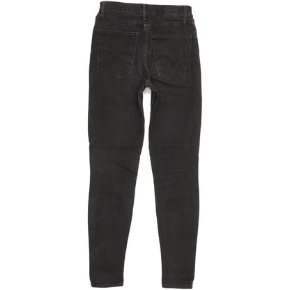 Levi's Mile Charcoal Skinny Slim Stretch Jeans High Waisted W27 L30