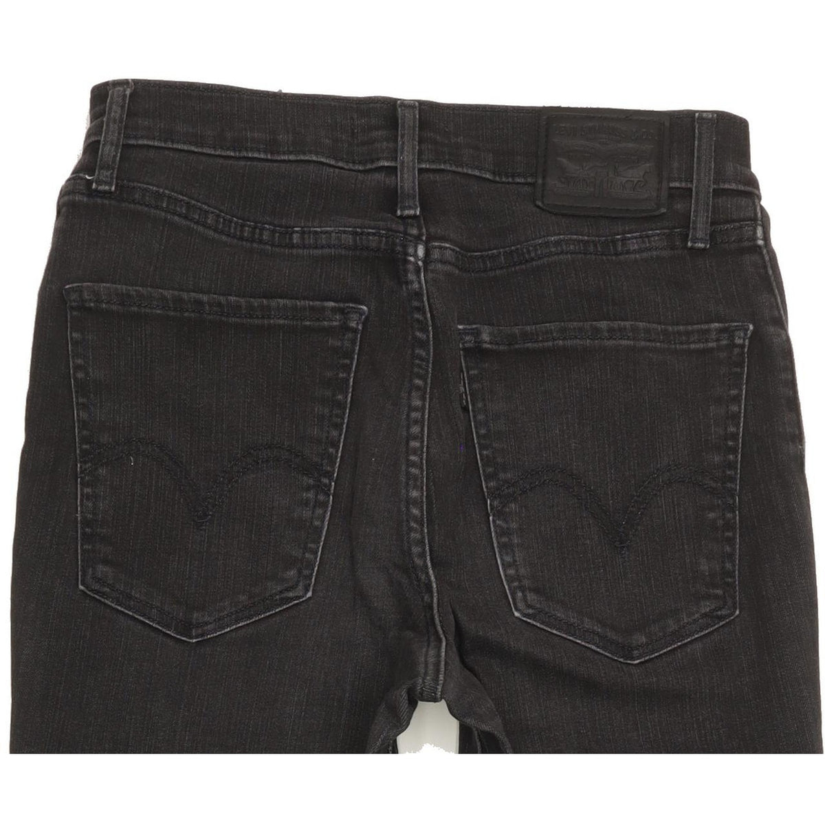 Levi's Mile Charcoal Skinny Slim Stretch Jeans High Waisted W27 L30