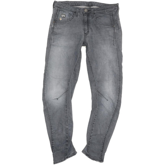 G-Star Arc 3D Kate Women Grey Tapered Loose Stretch Jeans W27 L30