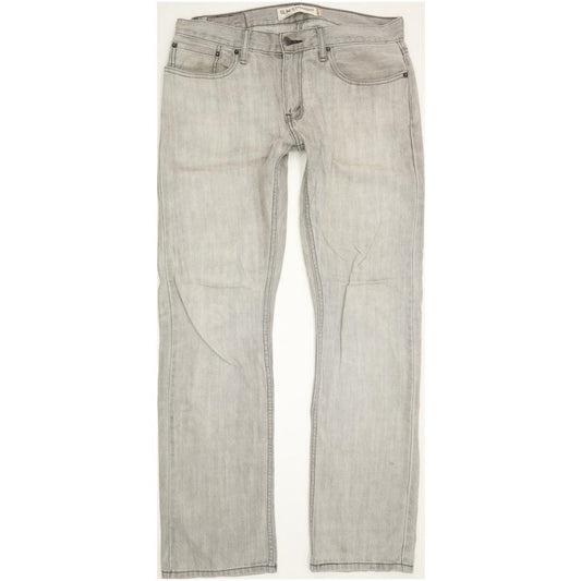 Levi's 514 Men Grey Straight Slim Jeans W32 L32