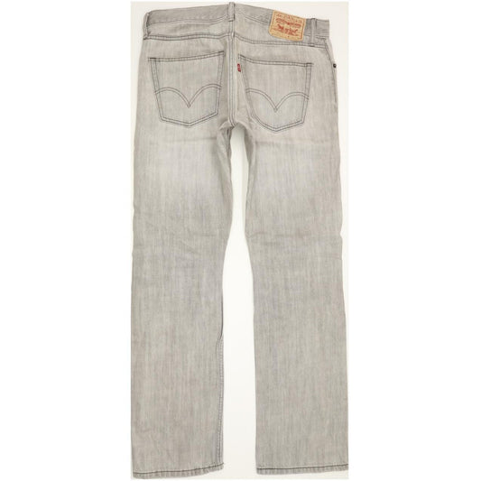 Levi's 514 Men Grey Straight Slim Jeans W32 L32