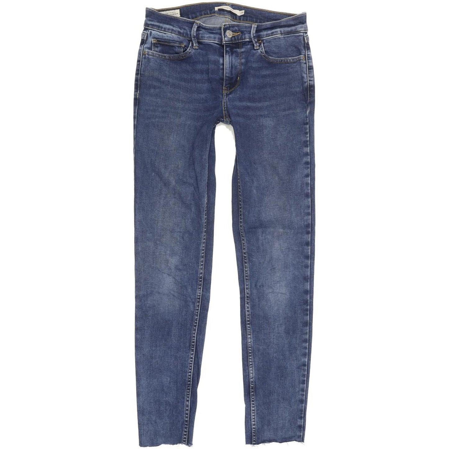 Levi's 710 Super Women Blue Skinny Slim Stretch Jeans W28 L27