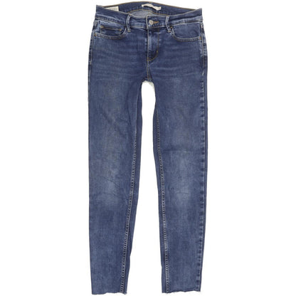 Levi's 710 Super Women Blue Skinny Slim Stretch Jeans W28 L27