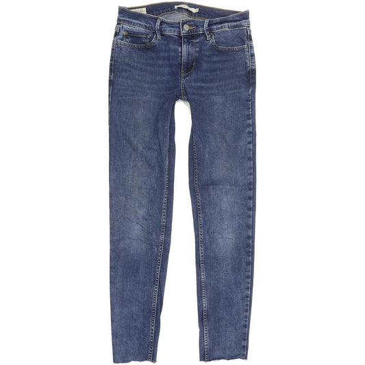 Levi's 710 Super Women Blue Skinny Slim Stretch Jeans W28 L27