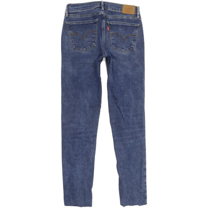 Levi's 710 Super Women Blue Skinny Slim Stretch Jeans W28 L27